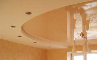 Полукруглые потолки из гипсокартона — как их делают?