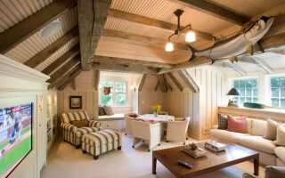 10 недорогих вариантов отделки потолка на даче