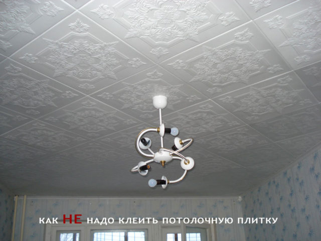 Неправильно выбранный центр