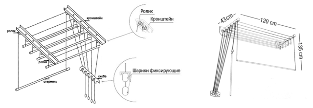 Конструкция сушилки Лиана