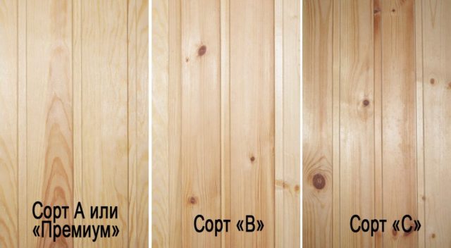 Виды вагонки